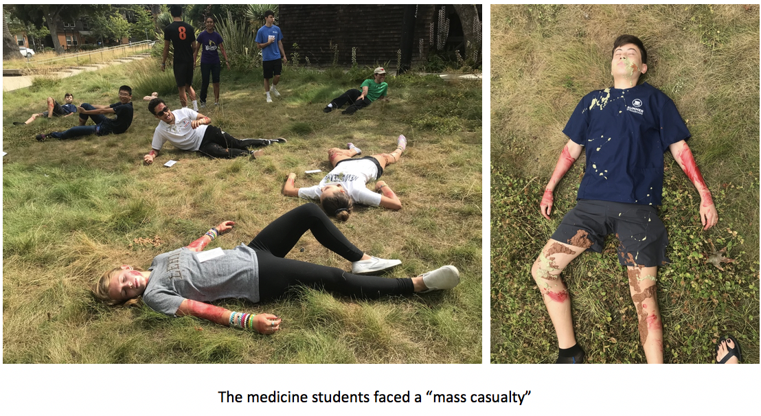 SSB - mass casualty simulation