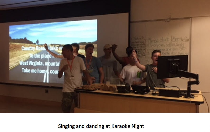 Summer Springboard, Yale, karaoke